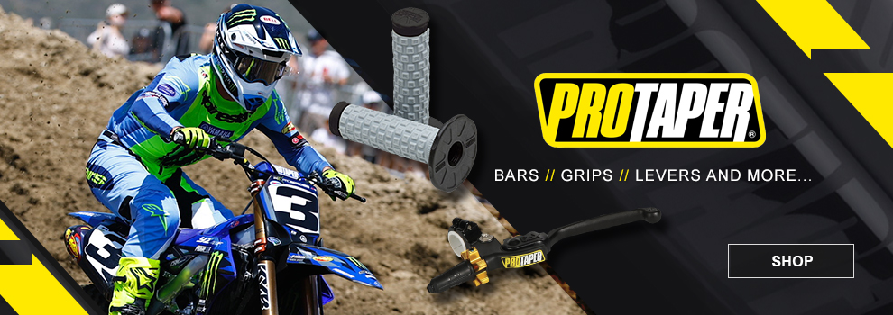 ProTaper, bars, grips, levers and more... Shop button